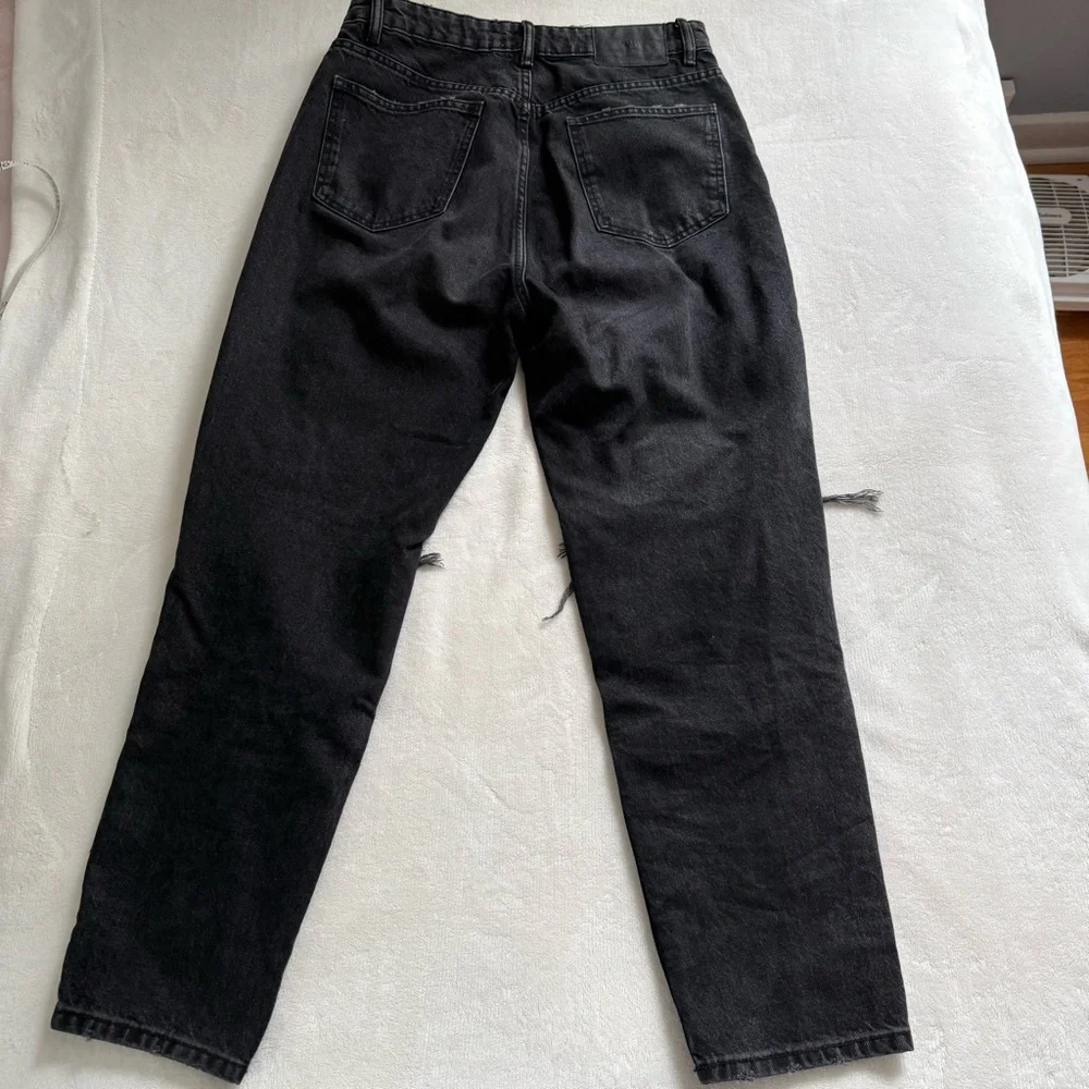 ZARA | Black Distressed Jeans